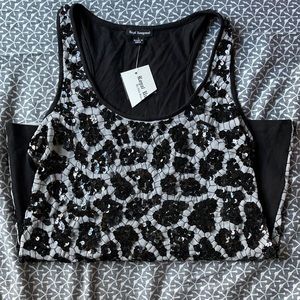 NWT royal underground sequin tank